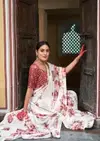 White Special By Kashvi Dull Moss Daily Wear Sarees Wholesale Shop In Surat	